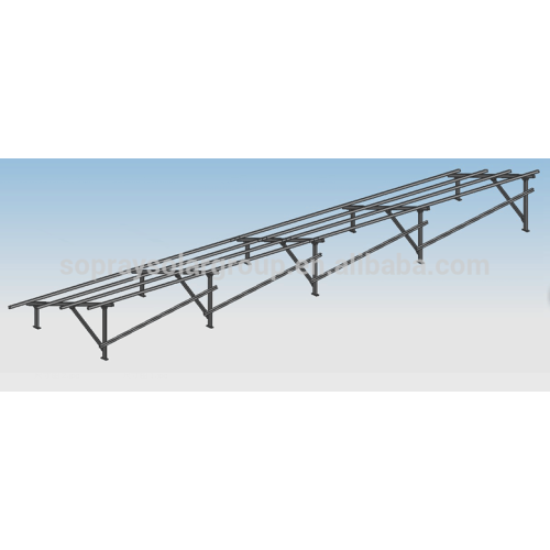 Roof or ground mounting pv and solar panel stand